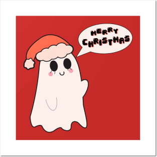 Santa Ghost Posters and Art